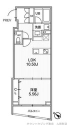 FLUFFY日本橋浜町の物件間取画像